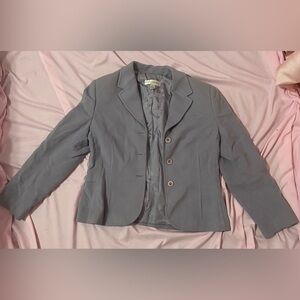 womens grey blazer